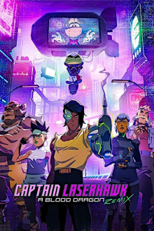 Captain Laserhawk: A Blood Dragon Remix, Cover, HD, Serien Stream, ganze Folge